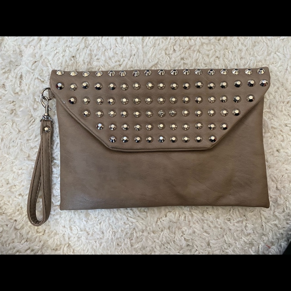 Norman Marcus studded clutch